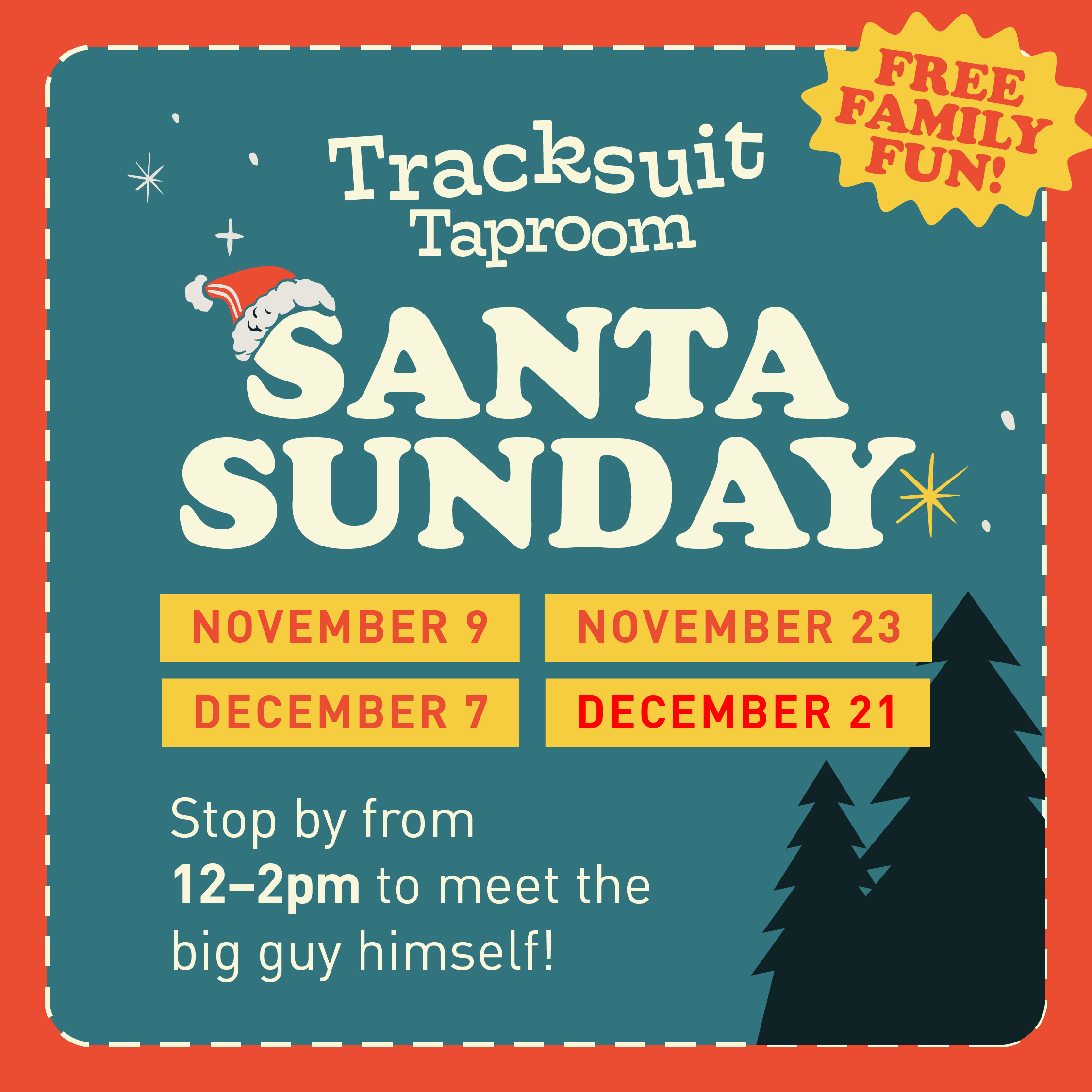 Santa Sunday, Taproom, Holiday Event