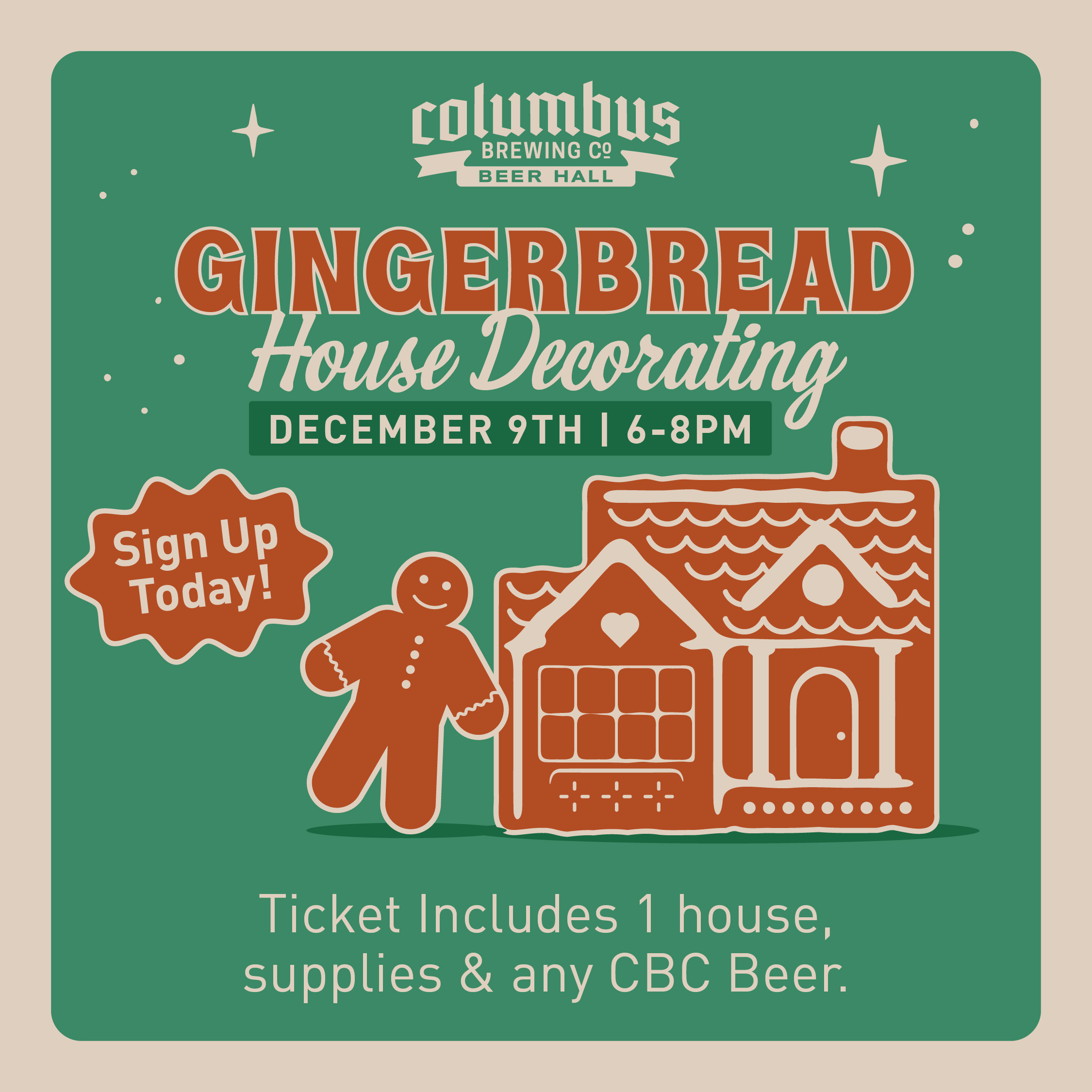 Gingerbread House Decorating event