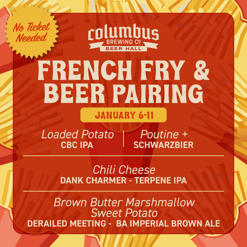 French Fry and Beer Pairing at the Beer Hall
