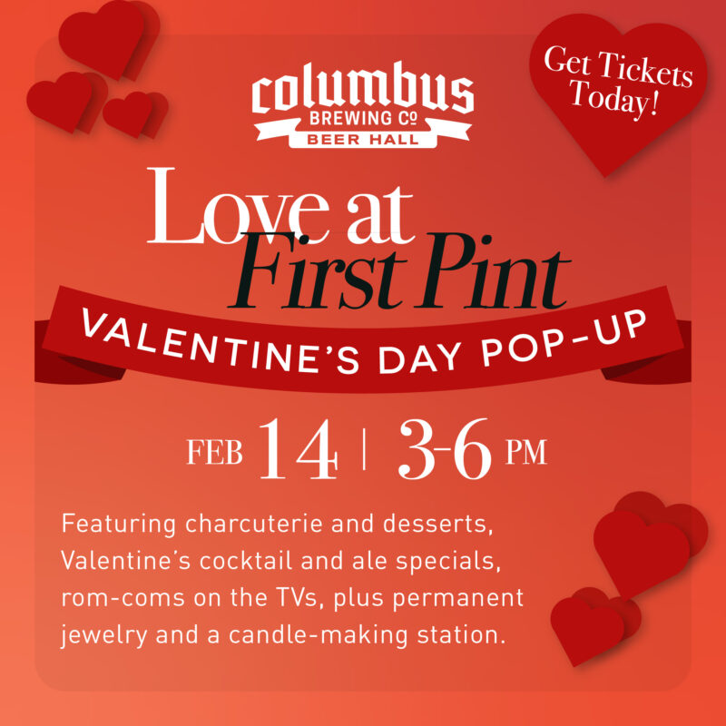 Valentine's Day event at the Beer Hall