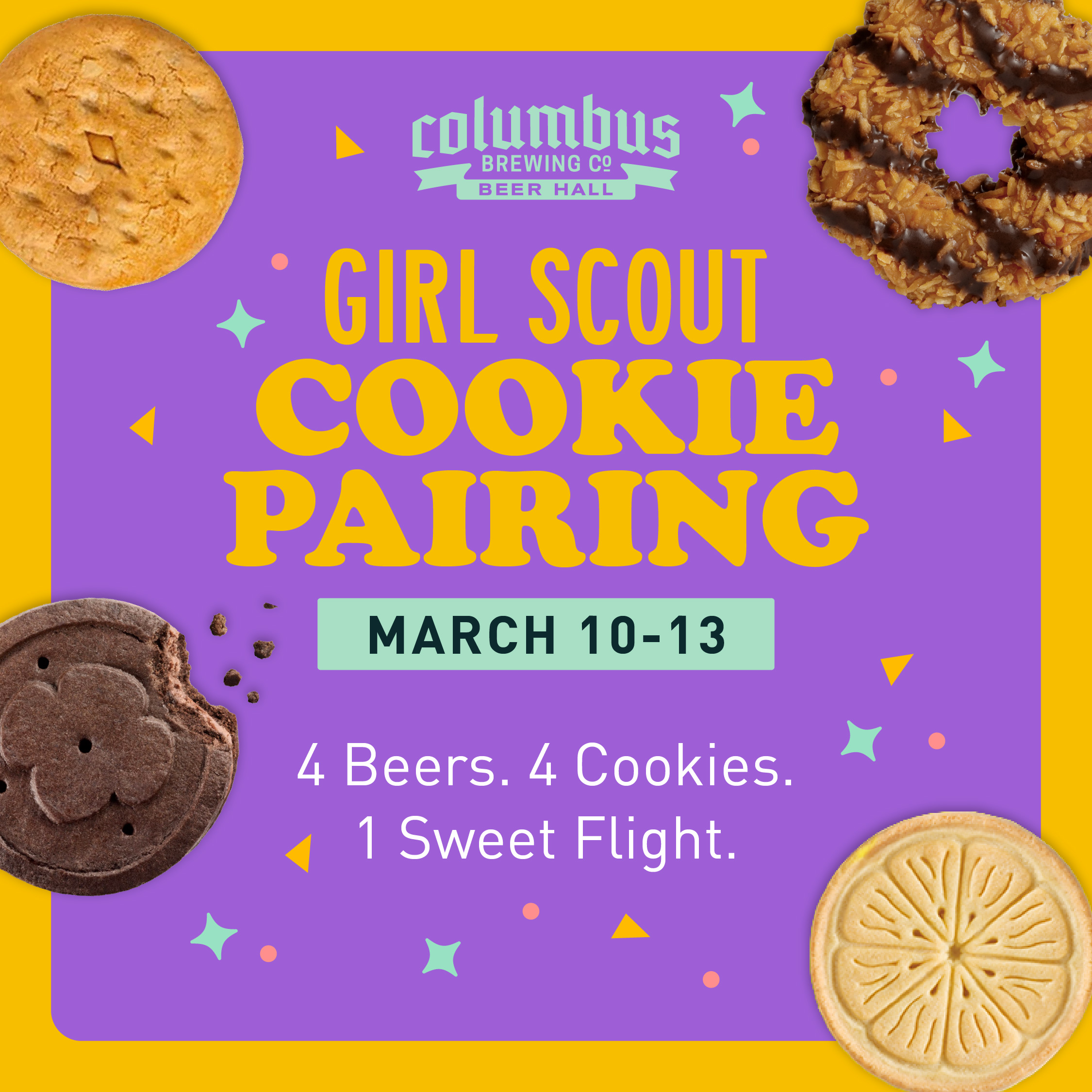 Girl Scout Cookie Pairing at the Beer Hall